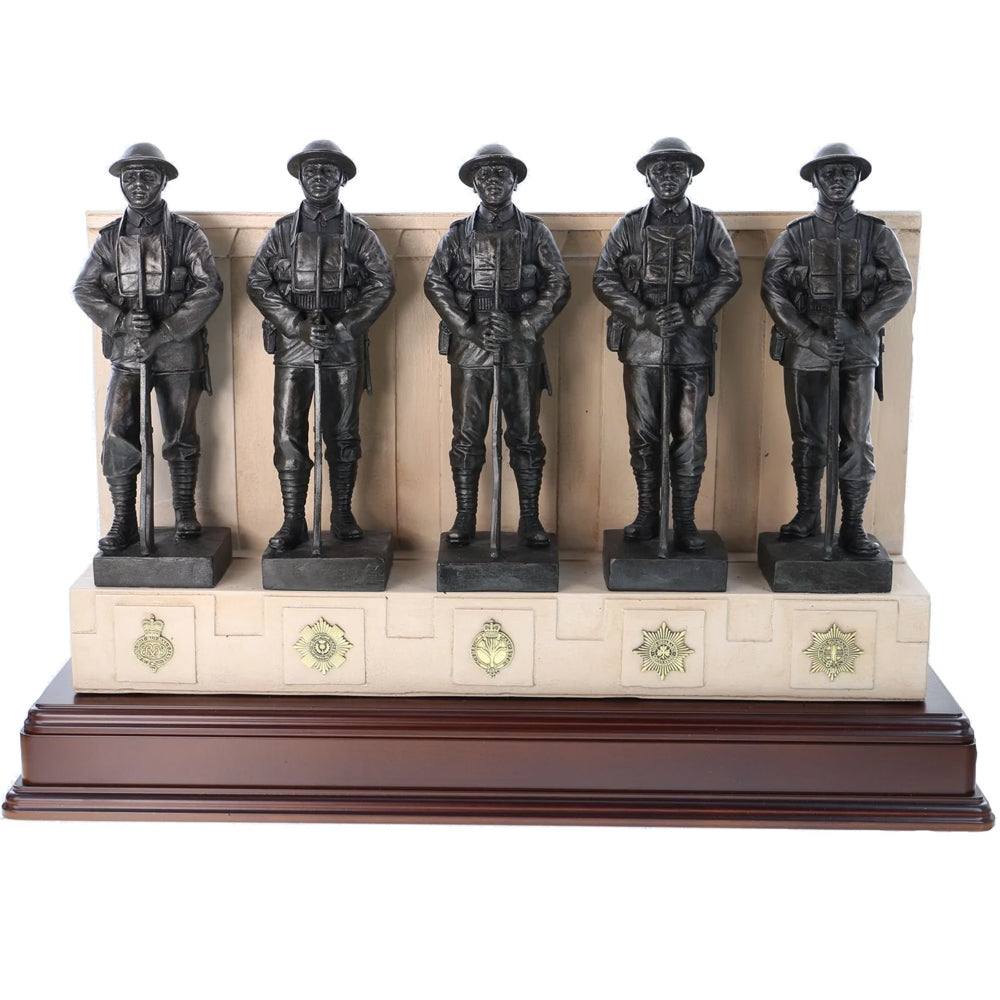 The Guards Memorial Statuette - An excellently sculptured statuette of the life-sized Guards' Memorial