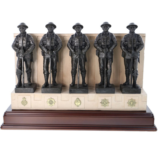 The Guards Memorial Statuette - An excellently sculptured statuette of the life-sized Guards' Memorial