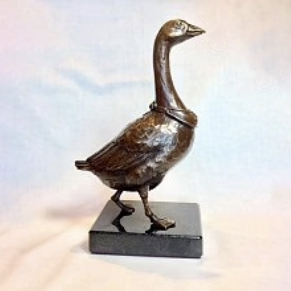 Bronze Jacob The Goose Sculpture