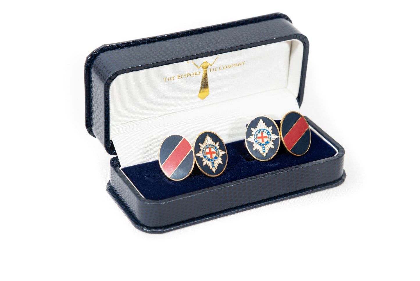 Chain Link Enamel Cufflinks