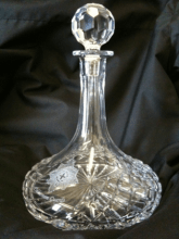 crystal port decanter set