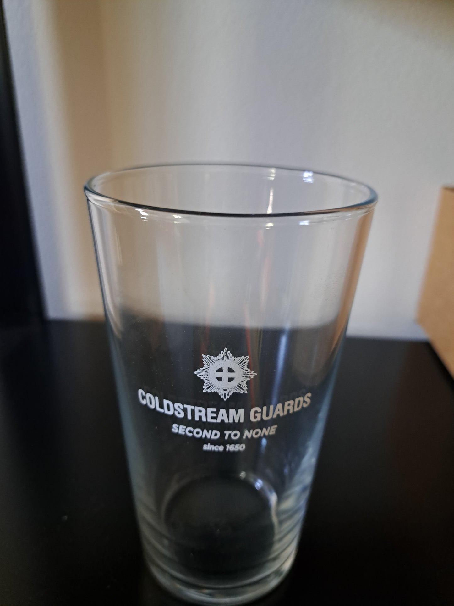 Pint Glass Coldstream Guards