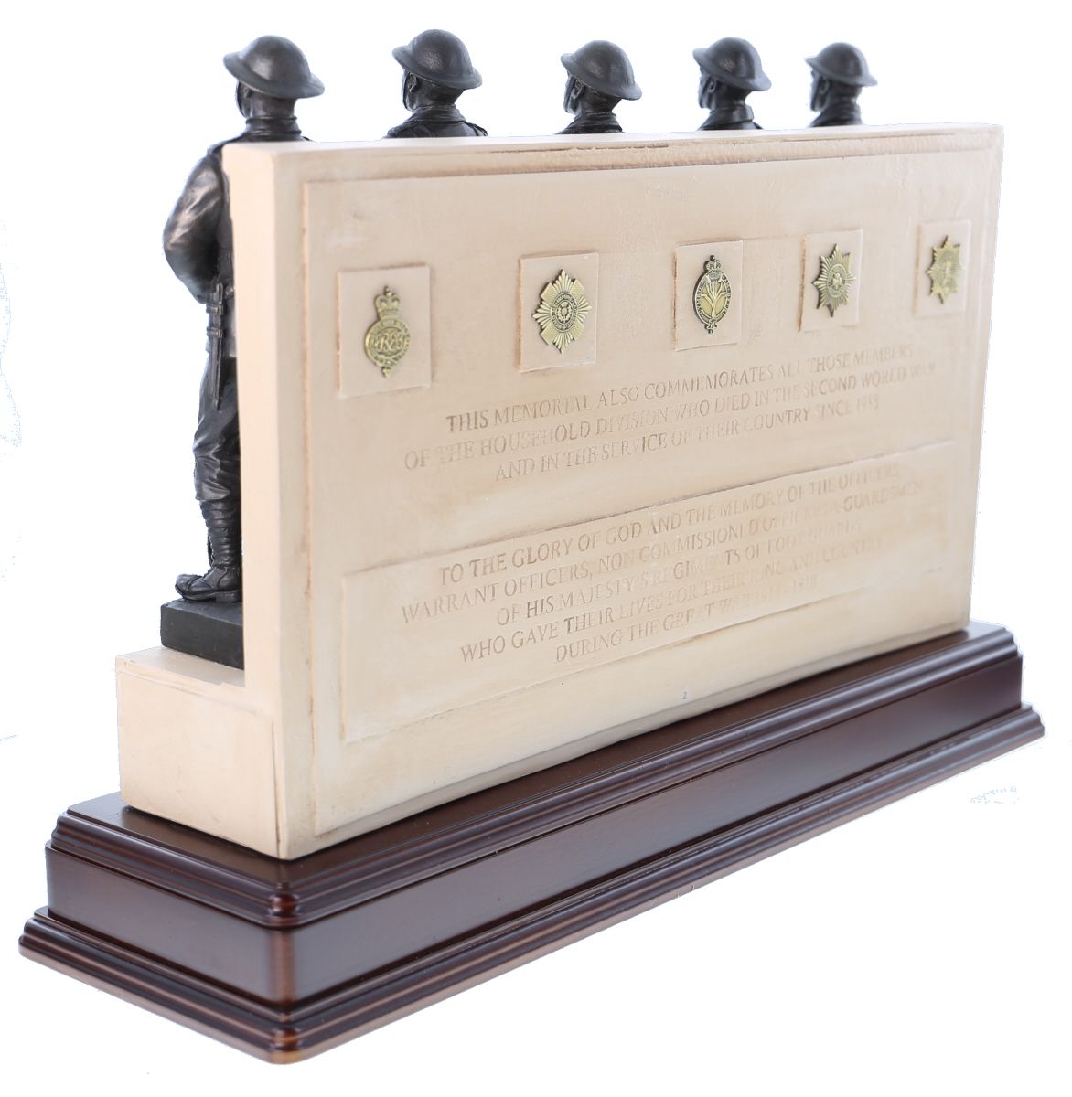 The Guards Memorial Statuette - An excellently sculptured statuette of the life-sized Guards' Memorial