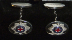 silver cufflinks