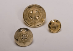 brass buttons